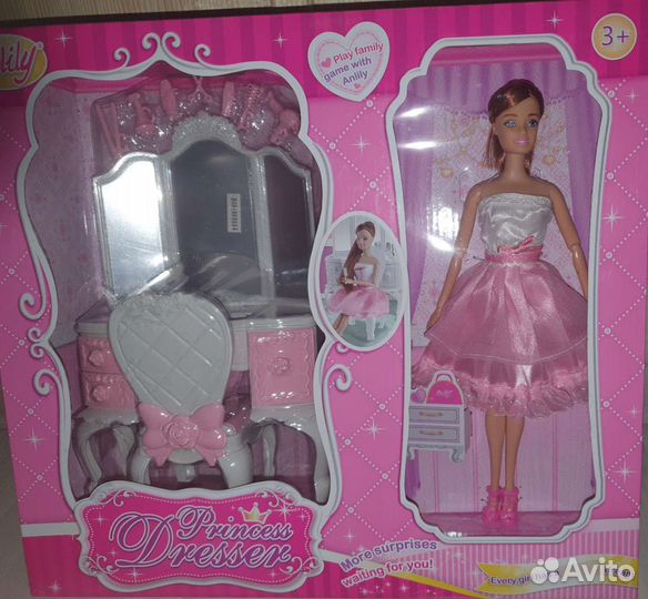 Набор кукла Барби с мебелью