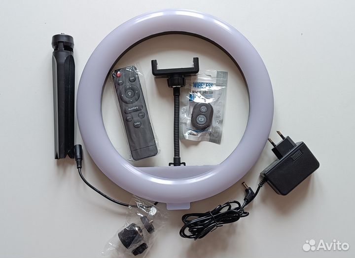 Кольцевая светодиодная лампа с пультом