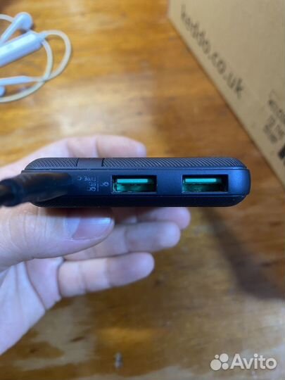 Портативный аккумулятор interstep PB1018PD, синий