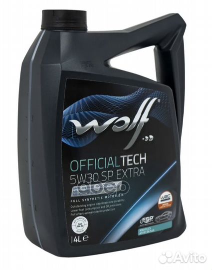 Масло 5W30 officialtech SP 4л 5W30 Wolf