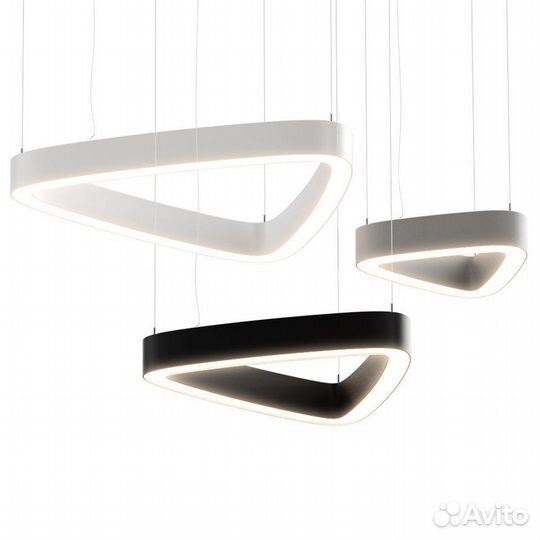 Светодиодный светильник треугольник