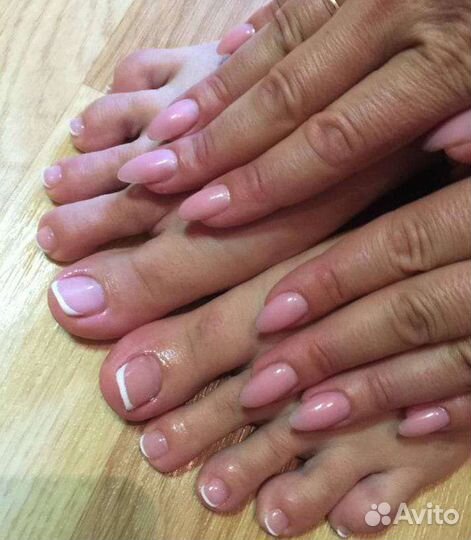 Маникюр,педикюр пальчиков,наращивание типсы