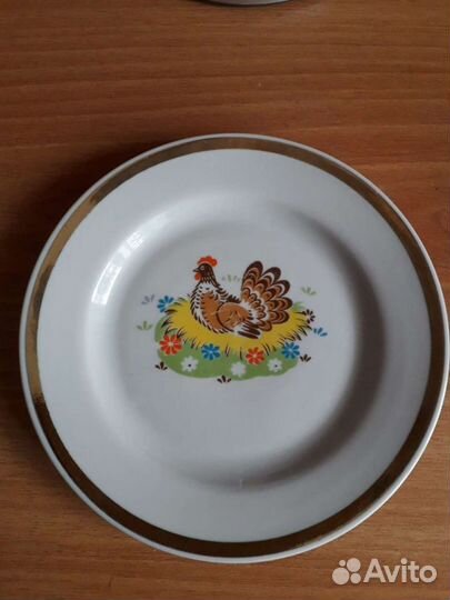 Детские тарелки СССР Дулево