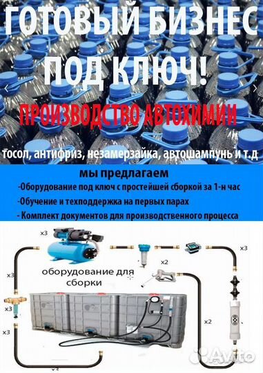 Оборудование для производства незамерзайки