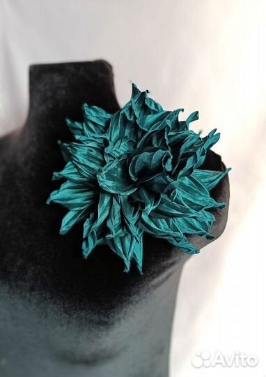 Брошь- цветок Георгин 18 см