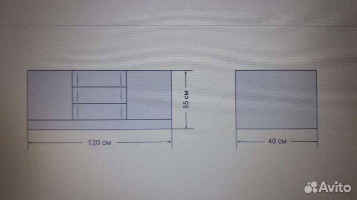 Тумба под телевизор новая