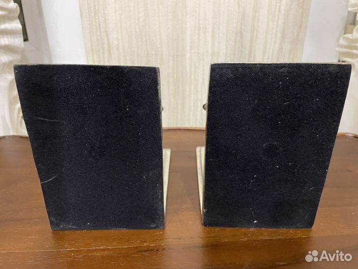 Держатели книг металлические Хром самолеты