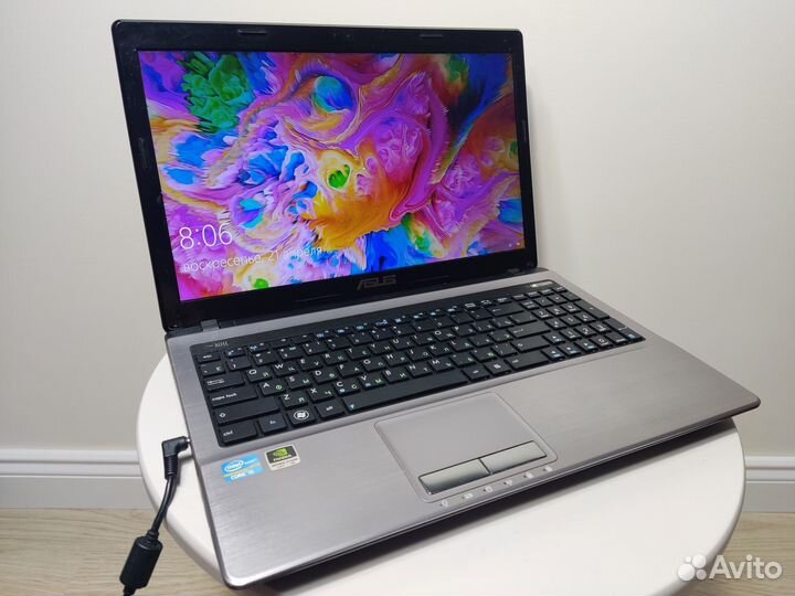 Мощный, быстрый Asus Core i5, 6Gb, SSD128Gb, 540M