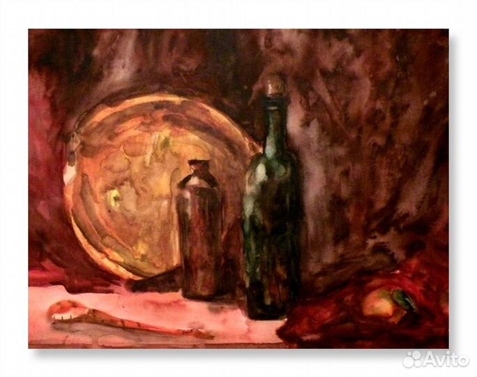 Натюрморт/живопись, акварель/конверты,открытки