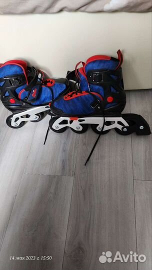 Роликовые коньки детские раздвижные