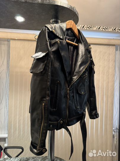 Куртка мужская косуха новая из кожзама