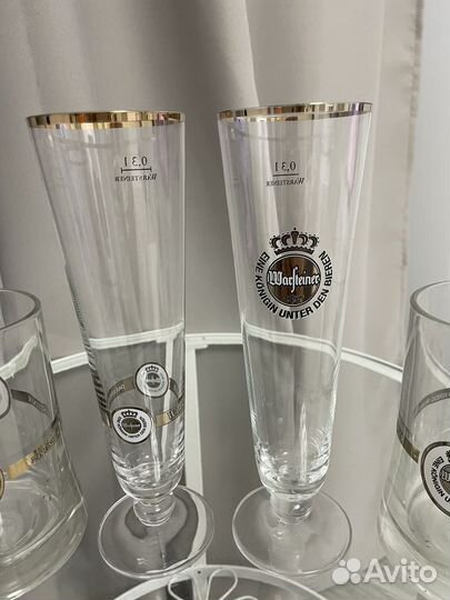 Warsteiner Пивной бокал 1 шт 0.31 и 2 кружки 0,5