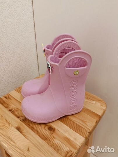 Резиновые сапоги crocs c9