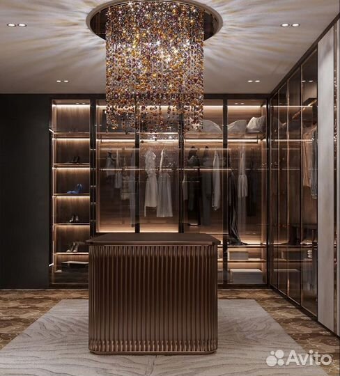 Мебель для гардеробной комнаты на заказ