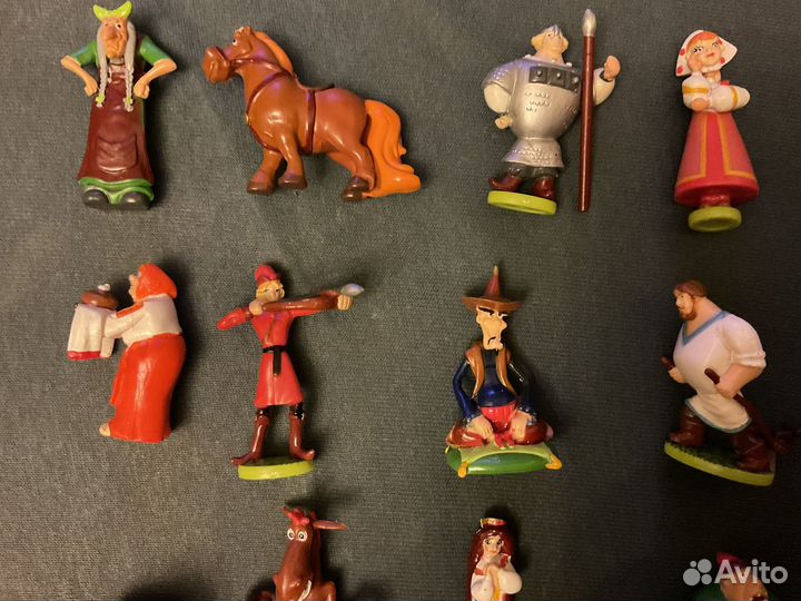 Фигурки из мультфильма Три богатыря