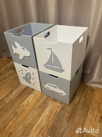 Ящики для хранения для стеллажей