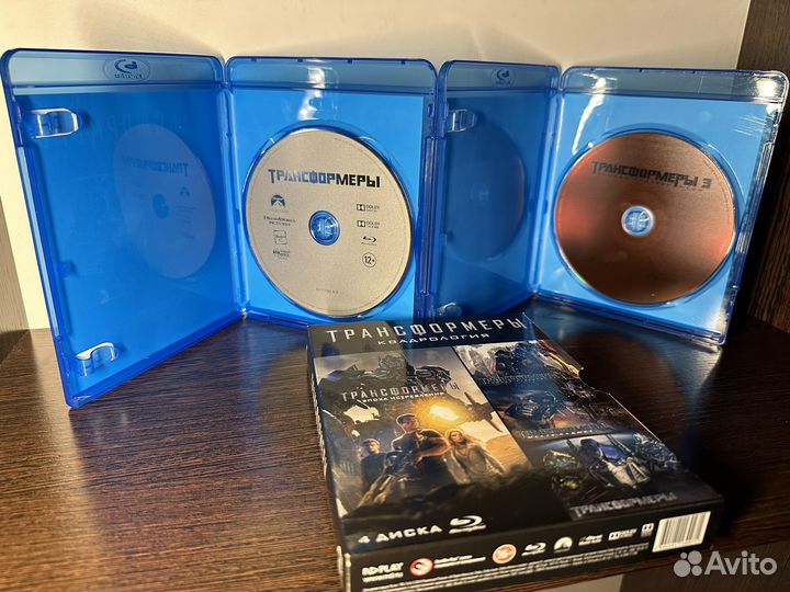 Трансформеры Квадрология Blu-ray