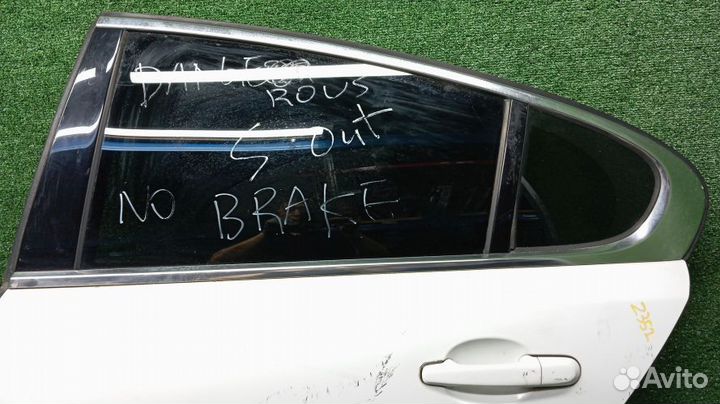 Дверь боковая Jaguar Xf Левая Задняя