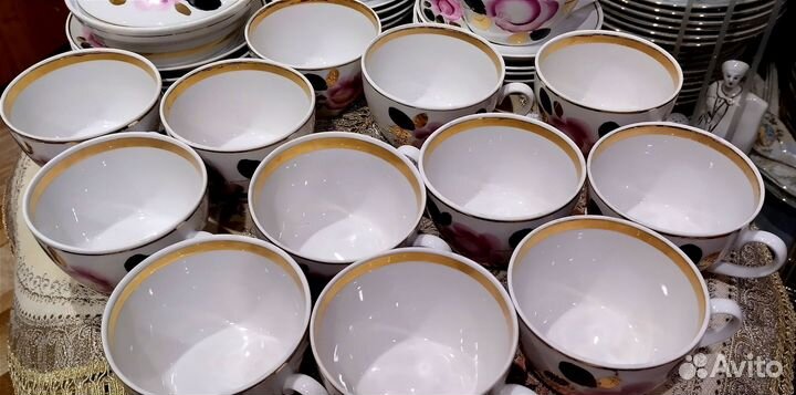 Кофейный сервиз объём 200 мл. на 12 персон СССР