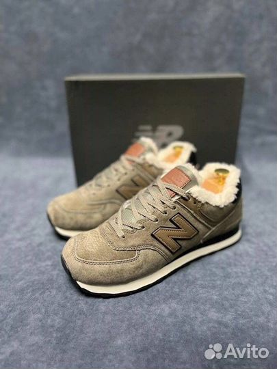 Кроссовки зимние New Balance 574 с мехом