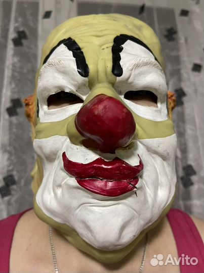 Маска клоуна латекс