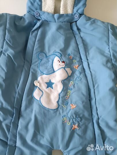 Зимний комбинезон для мальчика 62 68
