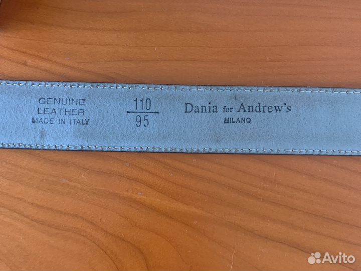 Кожаный мужской ремень Dania For Andrew's