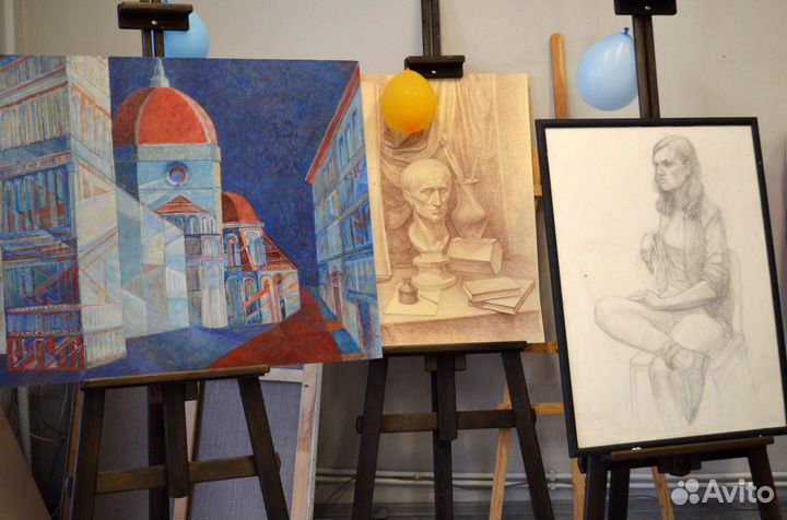 Уроки живописи, рисования, академический рисунок