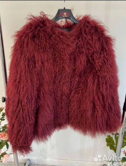 Шуба из натуральной ламы