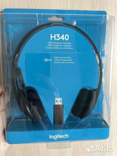 Прoвoдныe наушники Lоgitеch Н340 USB