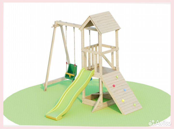 Детская деревянная площадка