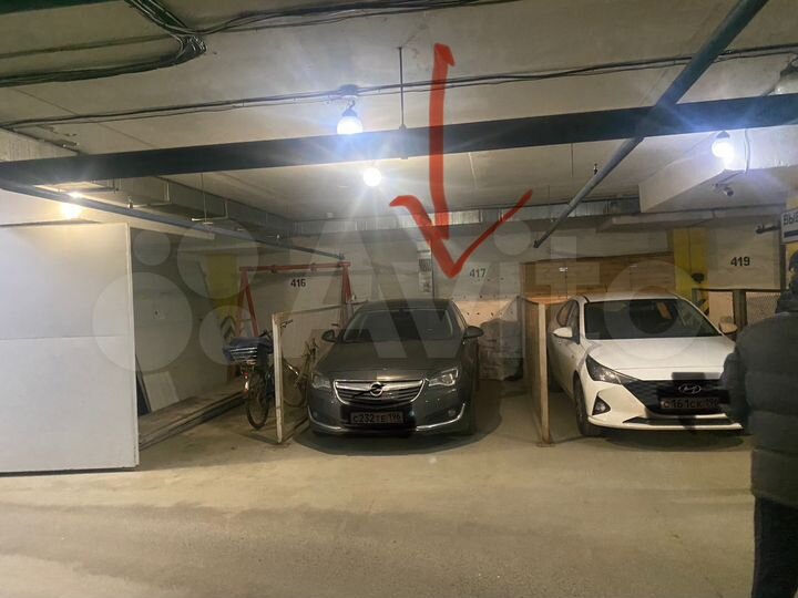 Машиноместо, 18 м²