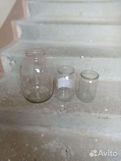Банки стеклянные 3л.0.7л 0.5л
