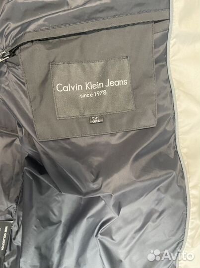 Мужская зимняя куртка calvin klein