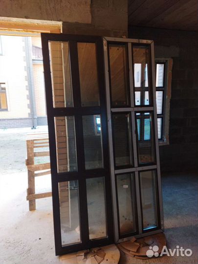 Окно Brugmann тёмный дуб