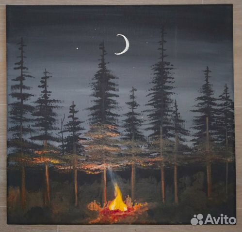 Авторская картина акриловыми красками