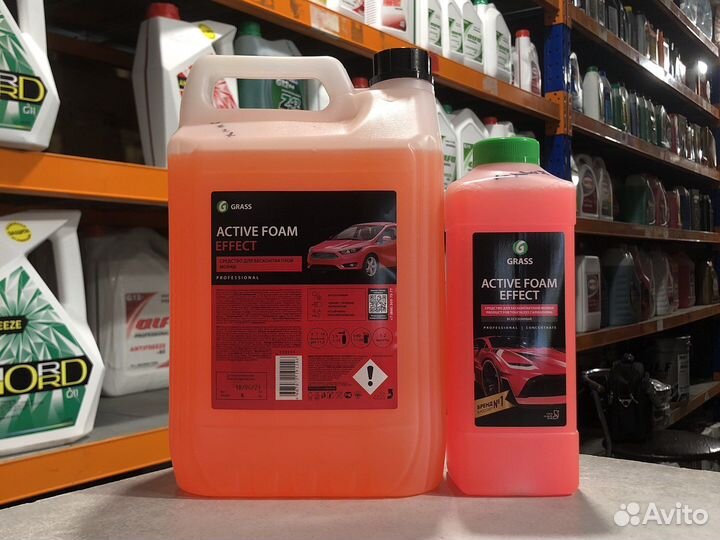 Автошампунь Active Foam Effect grass 6 кг