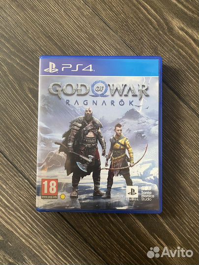 God Of War Ragnarok ps4 диск