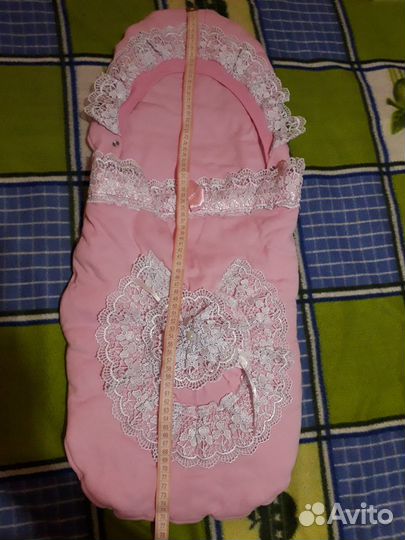 Конверт,наряд на выписку,для девочки осень-весна