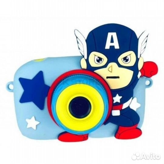 Детский фотоаппарат капитан Америка