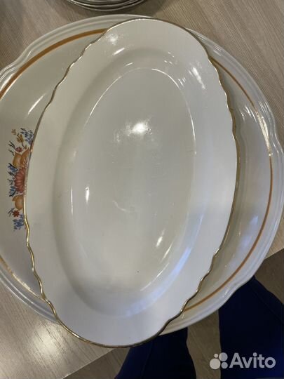 Блюдо большое овальное