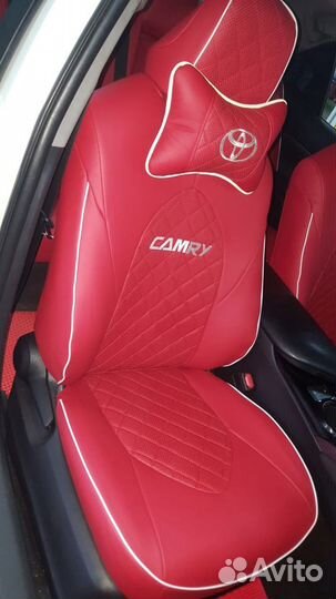Модельные чехлы на Тойота Камри XV70 Sd с 17г
