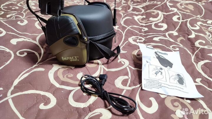Активные тактические наушники Impact Sport + кейс