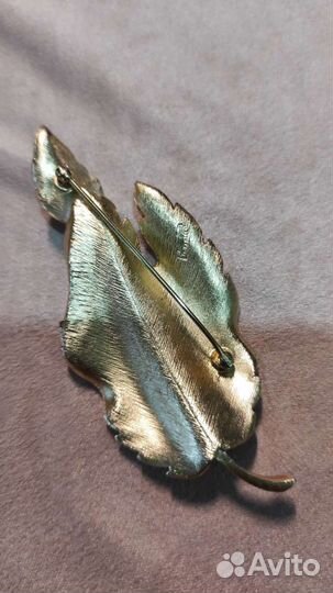 Винтажная брошь, Америка 50-е, маркирована