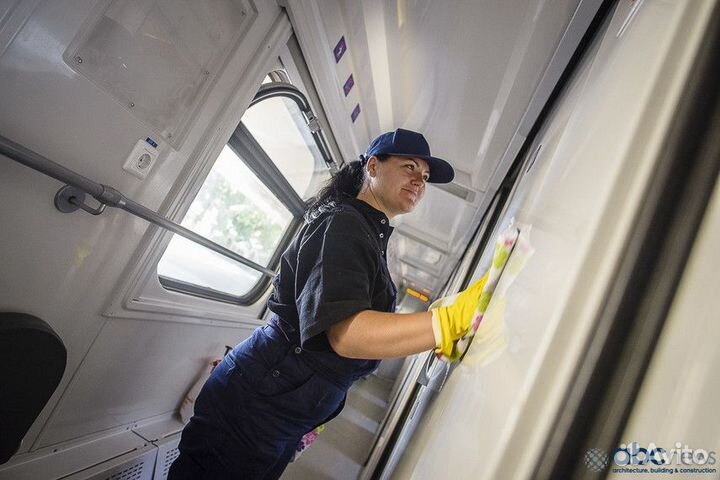 Уборка в вагоне с еженедельной оплатой