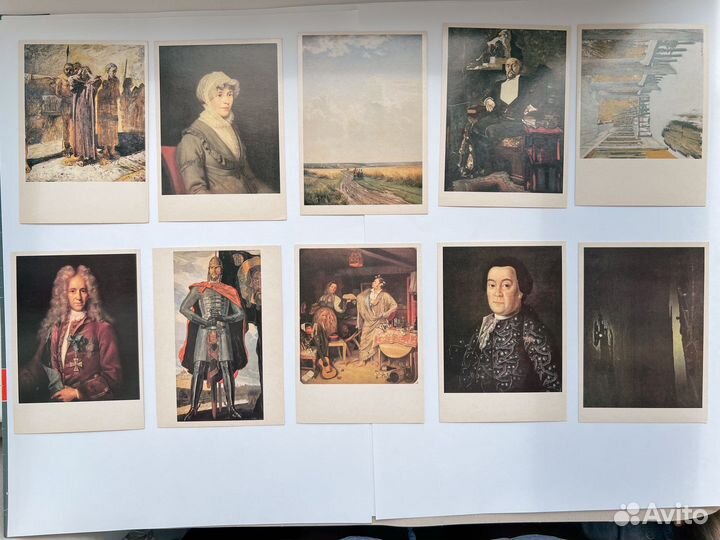 Советские открытки Третьяковская галерея 1985