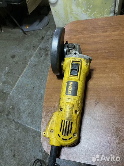 Болгарка dewalt 125 на запчасти