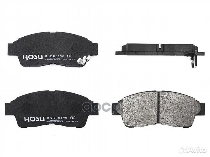 Колодки тормозные перед toyota RAV4/corona/cari