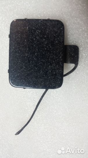 BMW e90 2005-10 заглушка буксиров передн бамп черн