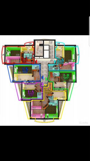 1-к. квартира, 43,3 м², 14/17 эт.